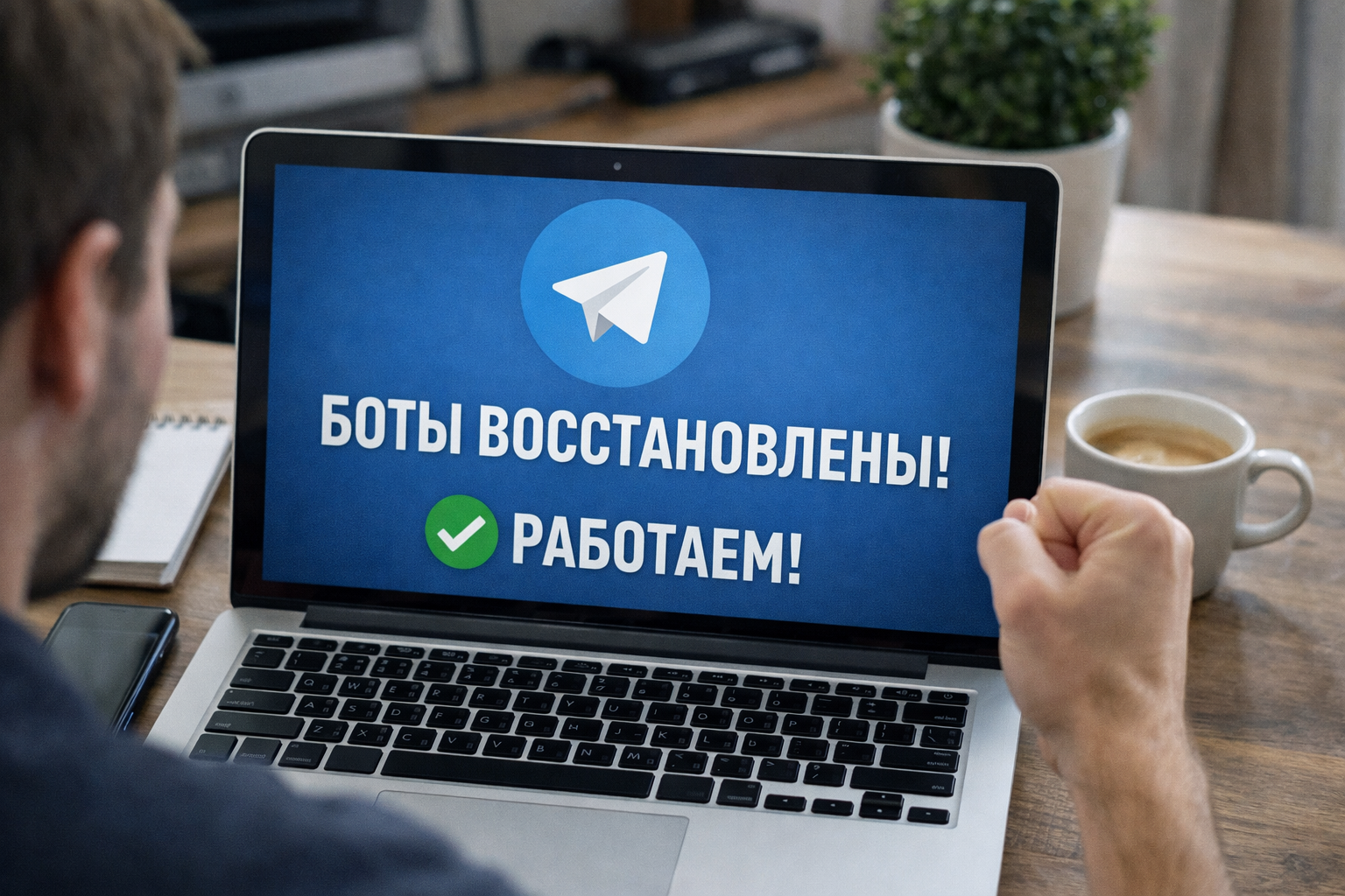Восстановление работы ботов после утреннего сбоя 20 марта